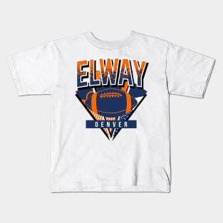 Elway Throwback Denver Football Kids T-Shirt